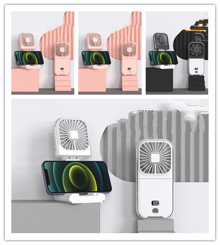 Folding Portable Digital Display Handheld Small Fan.